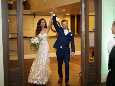 Coto Valley Wedding Bride and Groom Entrance