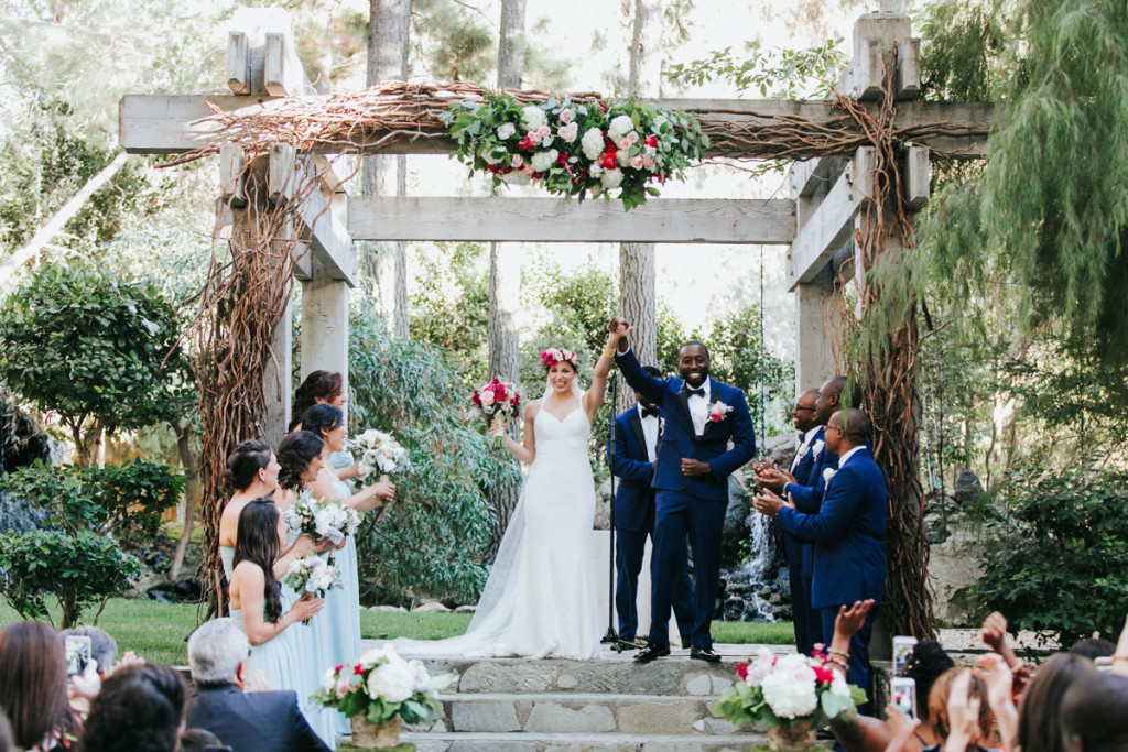 Wedding-Calamigos-Redwood-room ceremony