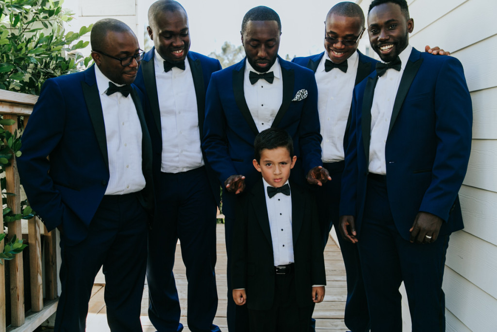 black groomsmen