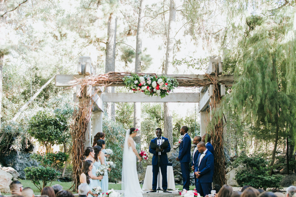 ceremony Wedding-Calamigos-Redwood-Malibu