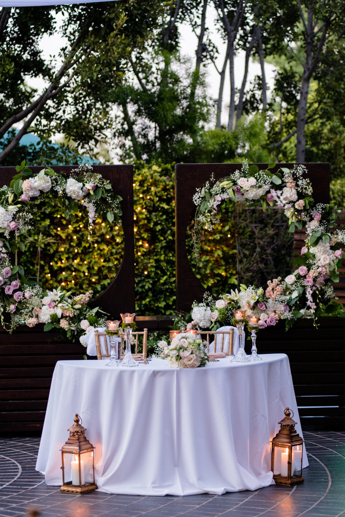 Los Angeles Sweetheart table