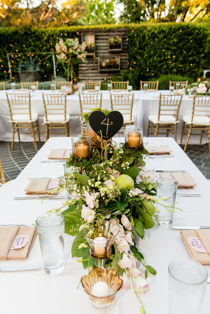 Los Angeles Wedding table