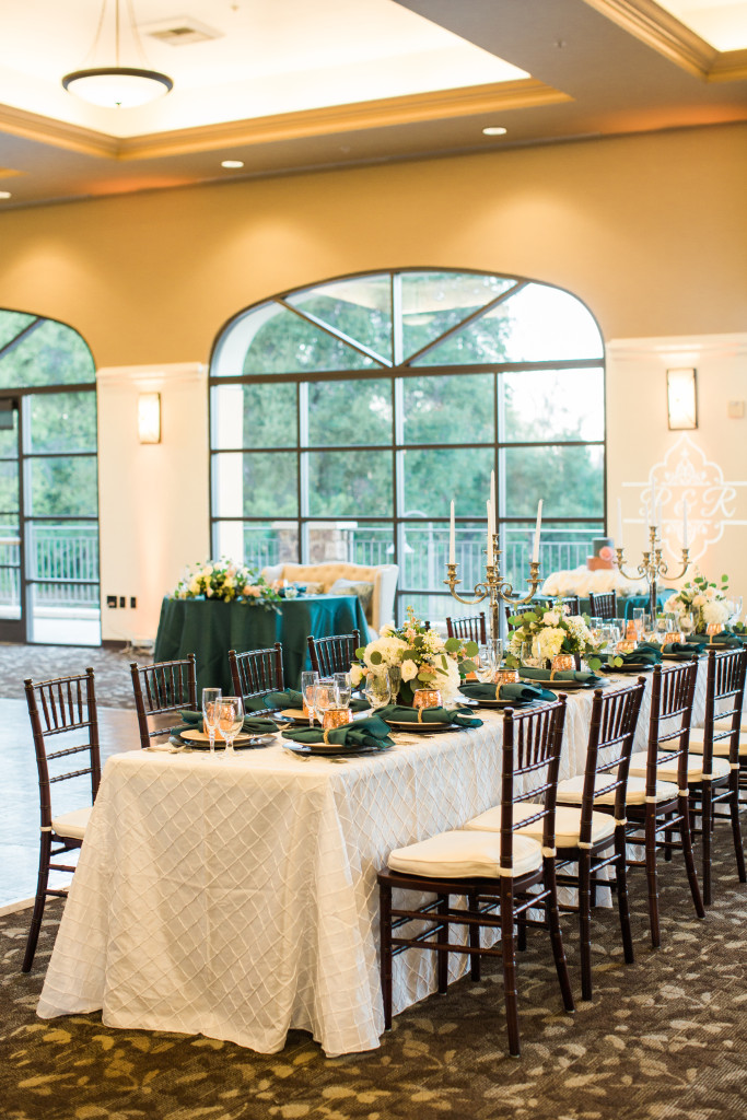 los robles wedding lighting