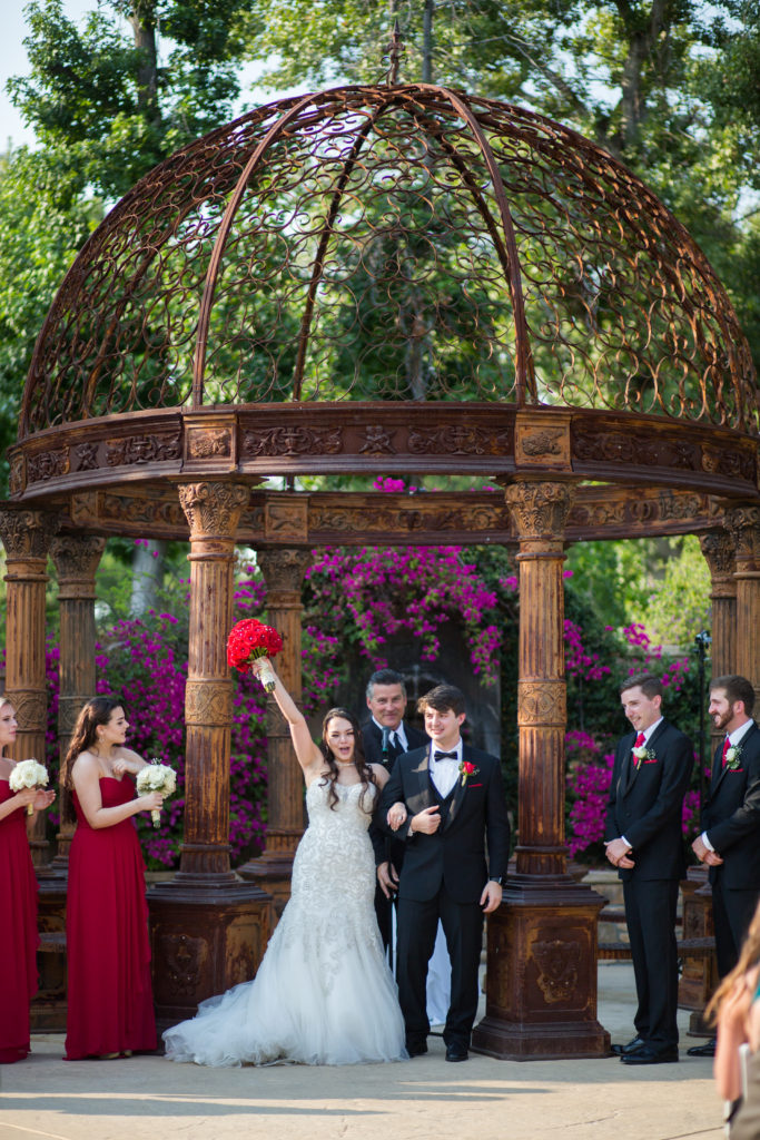 Westlake Village Wedding Ceremony Tuscan Garden