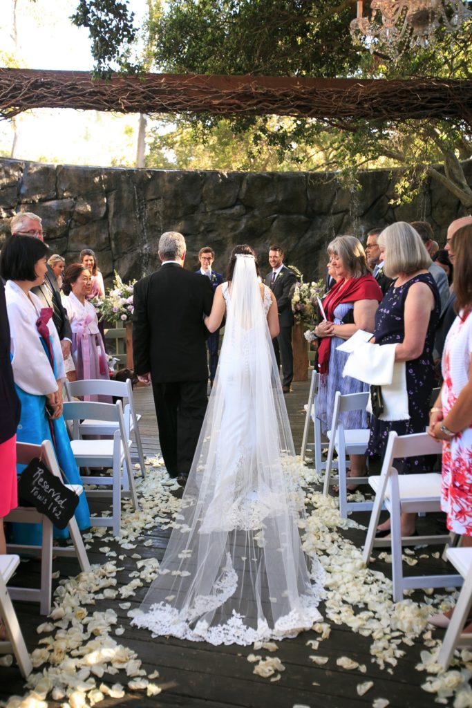 Ceremony Deck Calamigos Wedding