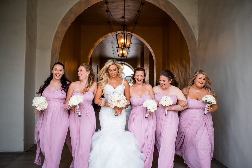 Huntington Beach Hyatt Wedding bridesmaids